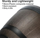 Large Whiskey Barrel Planter for Outdoor Plants - Flower Pots Garden Wine Barrel Planter Outdoor - 21" D x 15" H by GreenHaven Gardens