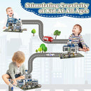Magnetic Tiles, 50PCS Police Station Theme Building Blocks Set, Magnet Building Blocks and STEM Preschool Toys for Toddlers Kids Ages 3-5 5-7 8-10 by TinyTreasures Baby Boutique