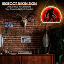Bigfoot Neon Sign, Bright Dimmable USB Powered Sasquatch Neon Lights Sign and Unique UV Printed Funny Big Foot Sasquatch Gifts for Men Women Adults Kids Bigfoot Lovers Wall Art Decors by CozyNest Decor