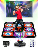Eletrionic Dance Mat for TV with HD Camera, Non-Slip Dance Pad for Girls Boys, Dance Game Mat Xmas B-Day Gifts for Kids Adults (Black) by TinyTreasures Baby Boutique