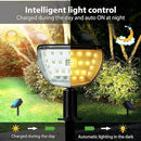 Jior Solar Lights for Outside,Solar Lights Outdoor Waterproof IP65, 2-in-1 Adjustable Solar Landscape SpotLights Wall Lights for Garden Yard Driveway Walkway Pool Patio 6 Pack (Warm White) by GreenHaven Gardens