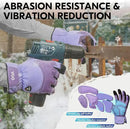Vgo... Winter Gardening Gloves Women,Safety Work Gloves, Puncture-proof,Thornproof,Touchscreen(1 Pair,L,Purple,SL7471FLWP) by GreenHaven Gardens