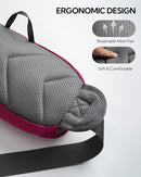 WATERFLY Fanny Pack Waist Bag: Hiking Water Bottle Holder with Strap Waist Pack for Women Men Hydration Hip Packs for Running Walking Traveling-Rose Red by TinyTreasures Baby Boutique