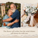 60th Wedding Anniversary Wind Chime, Happy 60th Anniversary Romantic Gifts for Couple, Parents, Wife, Husband, Friends, Diamond Anniversary's Keepsake Gifts Ideas-Large 36'' by CozyNest Decor