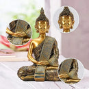 Nacome Meditating Seated Thai Buddha Statue Praying Collectibles Figurines,Zen Garden Buddha Sculpture-Indoor/Outdoor Decor for Home,Porch Yard Art Decoration,polyresin,Gold Buddah,Gift by GreenHaven Gardens