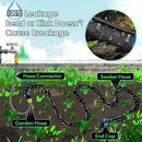 IPOW Heavy Duty Double Layer Design Saves 80% Water Leak Proof Soaker Hose, Drip Watering Hose for Garden, Lawn, Flower Bed, Vegetable Field (25 FT + 50 FT) by GreenHaven Gardens