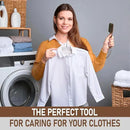 Takavu Horsehair Laundry Stain Brush Set (2 Pack) - Soft Bristle Spot Cleaner for Delicate Fabrics, Clothes Pre-Wash, Gentle Garment Care Tool by CozyNest Decor