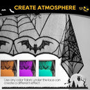 eZAKKA Halloween Table Cloth, Spider Web Table Cloth Black Tablecloth Lace Fabric Table Cloths Halloween Table Cover for Rectangle for Parties Gothic Spooky Home Decorations, 48x96 Inch by CozyNest Decor