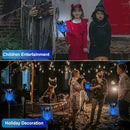 Upgraded Solar Lights Outdoor Waterproof Blue, 12 Pack Solar Torch Light with Flickering Flame, Mini Solar Outdoor Lights Solar Landscape Lights for Garden Porch Yard Pathway Decoration by GreenHaven Gardens