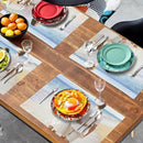 Custom Placemats with Picture Text Set of 4 Personalized Photo Place Mats for Dining Tables 12x18 Inch Customized Image Heat Resistant Non Slip Washable Linen Table Mat by CozyNest Decor
