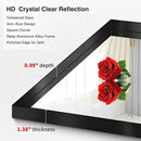 Black Bathroom Mirror, 36x48 Inch Rectangular Deep Frame Mirror, Large Wall Mounted Bathroom Vanity Mirror Over Sink for Bedroom,Restroom, Living Room, Hangs Vertically or Horizontally by CozyNest Decor
