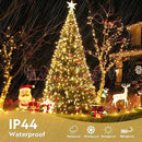 JMEXSUSS 400 LED String Lights Indoor, 132ft Warm White Christmas Lights Outdoor Plug in, 8 Modes Waterproof Twinkle Lights for Outside Holiday Wedding Party Decorations by GreenHaven Gardens