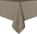 sancua Square Tablecloth - 70 x 70 Inch - Stain and Wrinkle Resistant Washable Polyester Table Cloth, Decorative Fabric Table Cover for Dining Tables, Buffet Parties and Camping, Taupe by CozyNest Decor