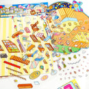 4 Sets Big 3D Sticker Scenes DIY Craft Kit – Build Your Own Miniature Rooms Stickers Book(Museum/Ski Resort/Amusement Park/Aquarium) for Kids & Adults, Creative Craft Kit for Gifts by TinyTreasures Baby Boutique