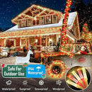 Heceltt 1140 LED 449 FT String Lights Outdoor, 8 Modes Christmas Lights Plug in, IP44 Waterproof Led String Lights with Timer and Memory for Xmas Yard Party Decorations (Red and Warm White) by GreenHaven Gardens