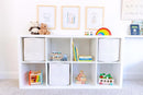 NaturalCozy 13x15x13 Kallax Storage Cubes, 3 Pack | Cotton Rope Cube Storage Bins Woven Baskets for Organizing | Kallax Insert Baskets for Shelves Organizer, Kids Toy, Pantry, Closet, Baby Nursery by TinyTreasures Baby Boutique