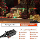 2 Pack Christmas String Lights Indoor Outdoor, Super Bright 66FT 200 LED String Lights Waterproof, Twinkle Xmas Lights with Timer for Christmas Tree Decorations (Red and Green) by GreenHaven Gardens