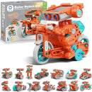 Sillbird Solar Robot Building Kit STEM Gift for Boys Aged 8-14, 15-in-1 DIY Science Educational Robotic Set, Solar or Battery Powered Toy for Kids Birthday with 212 Pieces by TinyTreasures Baby Boutique