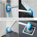 Disposable Toilet Brush with 40 Wand Refill Heads - KIRIKIT Wall-Mounted Toilet Brush and Holder Bowl Cleaner Set with 3 Scents for Deep Cleaning and Hygienic Bathroom Toilet Cleaning System by CozyNest Decor