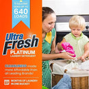 Ultra Fresh Liquid Laundry Detergent, 6X Platinum, 5 Gal, OXY Color Safe Bleach Alt™ - Household Cleaning Supplies and Accessories for Clothing and Fabric Items