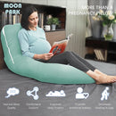 MOON PARK Pregnancy Pillows for Sleeping - U Shaped Full Body Maternity Pillow with Removable Cover - Support for Back, Legs, Belly, HIPS - 57 Inch - Turqouise - Cooling Cover by TinyTreasures Baby Boutique