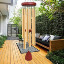 Large Aluminium Wind Chimes Outside, Soothing Melodic Memorial Sympathy Wind Chime, Suitable Outdoor Garden Decor, Gift for Mom Women Neighbors (Gold Wind Chimes-36) by CozyNest Decor
