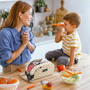Small Cooler Bag Freezable Lunch Bag for Work School Travel,Leak-proof Small Lunch Bag,Small Insulated Bag For Kids/Adults,Freezer Lunch Bags,Freezable Snack Bag,Mini Lunch Bag Fit For Yogurt by TinyTreasures Baby Boutique