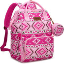 Wrangler Aztec Backpack Multifunction Baby Travel Bag with Changing Pad, Stroller Straps and Pacifier Case WG2204-91103PK by TinyTreasures Baby Boutique