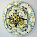 The Gears Clock 24 inches Round Italy Collection Wall Clock with Moving Gears Italy LINE (Praiano) by CozyNest Decor