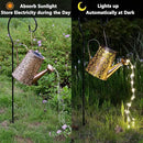 Solar Lights Outdoor Garden Decor, Large Hanging Waterproof Watering Can Landscape Lights Outside Decorations for Yard Front Porch Patio Backyard Gardening Gift for Mom Grandma Women Birthday by GreenHaven Gardens
