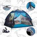 Dinosaur Kids Play Tent-61”x61”x45”Realistic Dinosaur Kids Tent Indoor & Outdoor, Pop Up Play House for Kid, Boys & Girls Age 3-12 by TinyTreasures Baby Boutique