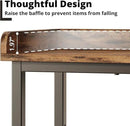IRONCK Console Table, Sofa Table with Power Outlet, Farmhouse Hallway Table for Entryway, Living Room, Height Adjustable, Easy Assembly, Rustic Brown, 43" by CozyNest Decor