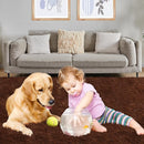 5x7 Area Rug, Luxury Rugs for Living Room, Ultra Soft Rugs for Bedroom, Non-Slip Indoor Carpet for Nursery, Kids Room, Playroom, Home Decor, Brown by TinyTreasures Baby Boutique