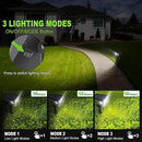 Solar Spot Lights Outdoor Waterproof IP67, Solar Powered Lights Outdoor with 53 LED & 3 Modes, Landscape Spotlight Wall Light for Garden Yard Pathway Driveway 4 Pack (Cool White) by GreenHaven Gardens