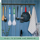 Hsei 20 Pcs Blue and Green Kitchen Scrub Dish Brush Bulk with 11 Inch Anti Slip Handle Cleaning Dish Scrubber with Stiff Bristles Washing Scrub Brushes for Housekeeping for Pots and Pans, Kitchen Sink by CozyNest Decor