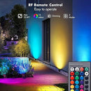 LemonBest Landscape Lighting - 6W RGB Color Changing Halloween Landscape Lights 120V Christmas Outdoor LED Spotlight with Remote Control Waterproof Spot Lights for Yard Garden Patio Driveway (1 Pack) by GreenHaven Gardens