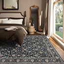 Washable Area Rugs for Living Room: 5x7 Bedroom Rug Vintage Boho Area Rug Stain Resistant Non Slip Low Pile Lightweight Soft Carpets for Living Room Dining Room Kitchen Nursery Kids Room Farmhouse by TinyTreasures Baby Boutique