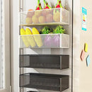 Magnetic Basket Organizer Holder for Fridge Magnetic Storage Bin Box Containers for Refrigerator Whiteboard Classroom (Large, White) by CozyNest Decor