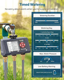 DEWENWILS Sprinkler Timer 3 Zone, Water Hose Garden Irrigation Timer with 4 Programmable Procedure and Low Battery Warning, Repeat Watering over Period, Faucet Controller with Rain Delay Mode for Lawn by GreenHaven Gardens