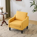 VINGLI Accent Chair for Living Room Chairs Yellow Reading Chair for Bedroom Scooped Arm Chair Mid Century Modern Accent Chairs Upholstered Comfy Chair for Apartment, Waiting Room by CozyNest Decor