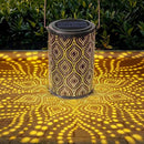 Solar-Powered Iron Art Lantern - Two Lighting Modes Waterproof Hanging Ambiance Lighting for Gardens & Patios, Perfect as Decorative Gift Housewarming Gift Mom Gifts (Peacock Feather) by GreenHaven Gardens