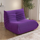 Bean Bag Chair, Fireside Chair Bean Bag Sofa Large Bean Bag Chair for Adults, Bean Bag Chairs for Teens with High Density Comfortable Foam, Memory Foam Bean Bag for Living Room, Bedroom (Purple) by CozyNest Decor