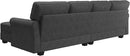 HONBAY Sectional Sofa with Storage Seat U Shaped Couch with Reversible Chaise Convertible Sectional Couches for Living Room,Dark Grey by CozyNest Decor