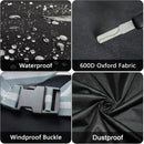 Grill Cover for Cuisinart CGG-403 3-in-1 Portable Pizza Oven - CGC-103 3-in-1 Pizza Oven Grill Cover - Heavy Duty Waterproof 600D Oxford Fabric by GreenHaven Gardens