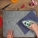 ZOMONETI 24" x 18" + 10" x 10" Wool Pressing Mat 100% New Zealand Felted Wool Ironing Mat Pad Blanket for Quilter, Sewing, Quilting Supplies and Notions by CozyNest Decor