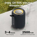 Bluetooth Speaker Wireless,IP67 Waterproof & Dustproof Portable Speaker with Lights,15W Loud Stereo Sound, 2500mAh Battery All Day Playtime, TWS Pairing, BT5.3, Home/Party/Outdoor/Beach (Blue Black) by TinyTreasures Baby Boutique