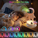 Astronaut Galaxy Projector for Bedroom, Star Projector Galaxy Light with App & Remote Control, White Noises, Bluetooth Speaker, Rocket Night Light for Kids, Ceiling, Gifts, Room Decor by TinyTreasures Baby Boutique