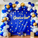 RUBFAC 129pcs Royal Blue Balloons Different Sizes 18 12 10 5 Inch, Blue Balloon Arch Kit Garland for Birthday Party Graduation Baby Shower Baseball Nautical Party Decoration by TinyTreasures Baby Boutique