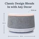 Yogasleep Dohm Nova White Noise Sound Machine, Better Sleep for Babies & Adults. Includes Night Light, 10 Fan Speeds & Calming Pink Noise for Louder Noise Masking. Noise Canceling for Office Privacy. by TinyTreasures Baby Boutique