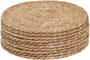 Defined Deco Woven Placemats Set of 10,12" Round Rattan Placemats,Natural Hand-Woven Water Hyacinth Placemats,Farmhouse Weave Place Mats,Rustic Braided Wicker Table Mats for Dining Table,Home,Wedding. by CozyNest Decor